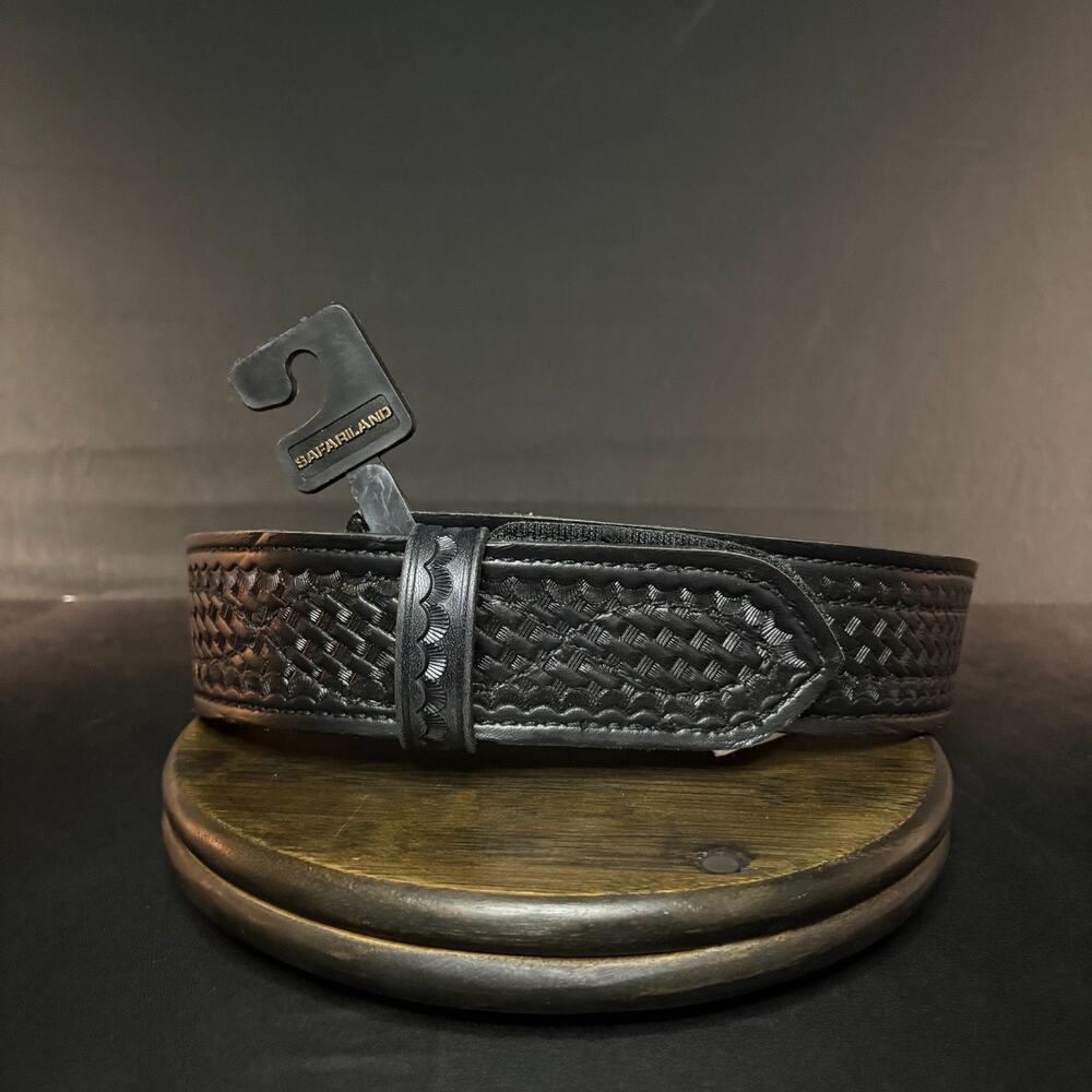 Safariland 942 Contoured Duty Belt Size 28" Buckleless Sam Browne Basketweave